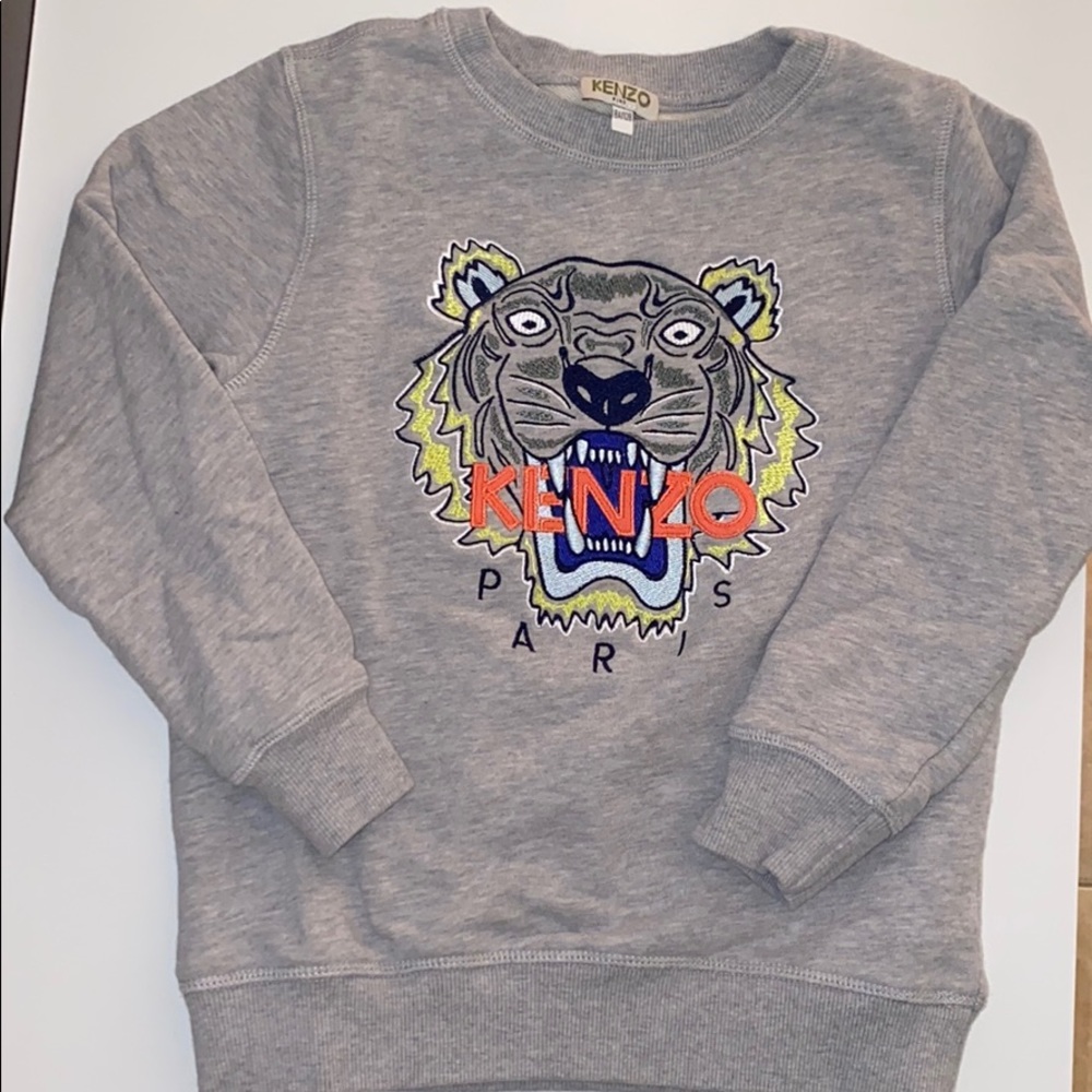Kenzo Kids Lion Embroidered Sweatshirt